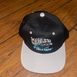 Carolina Panthers Black and Gray Cap hat snap back